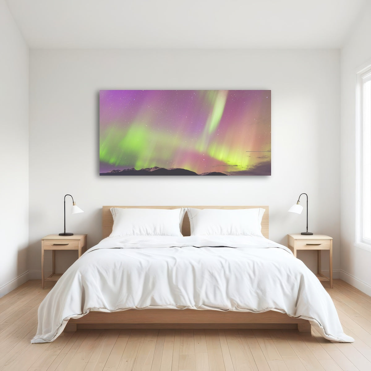 AUTO-MOCKUP ROOM | Northern Lights Purple