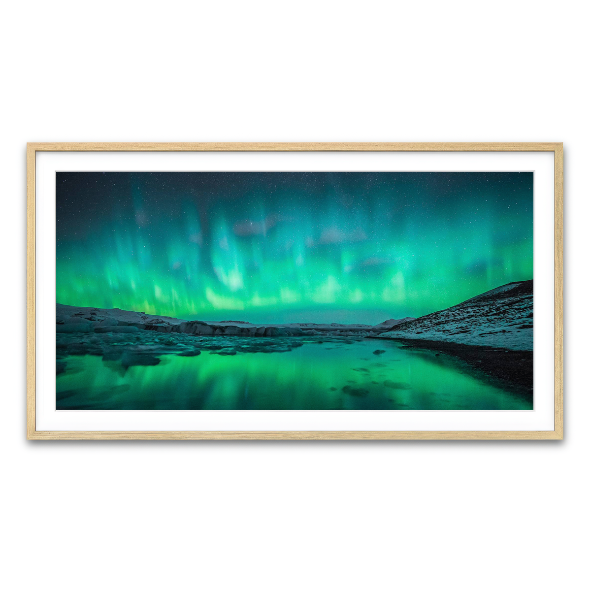 Framed Print 2x1 Natural