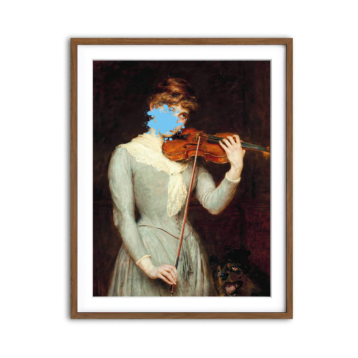 Framed Print 3x4 Walnut