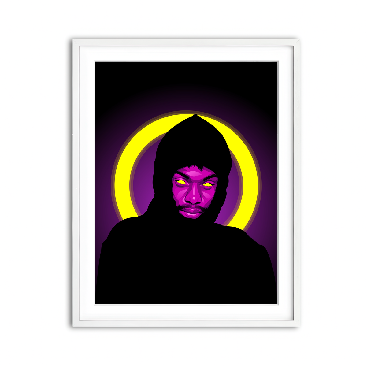 Framed Print 3x4 White