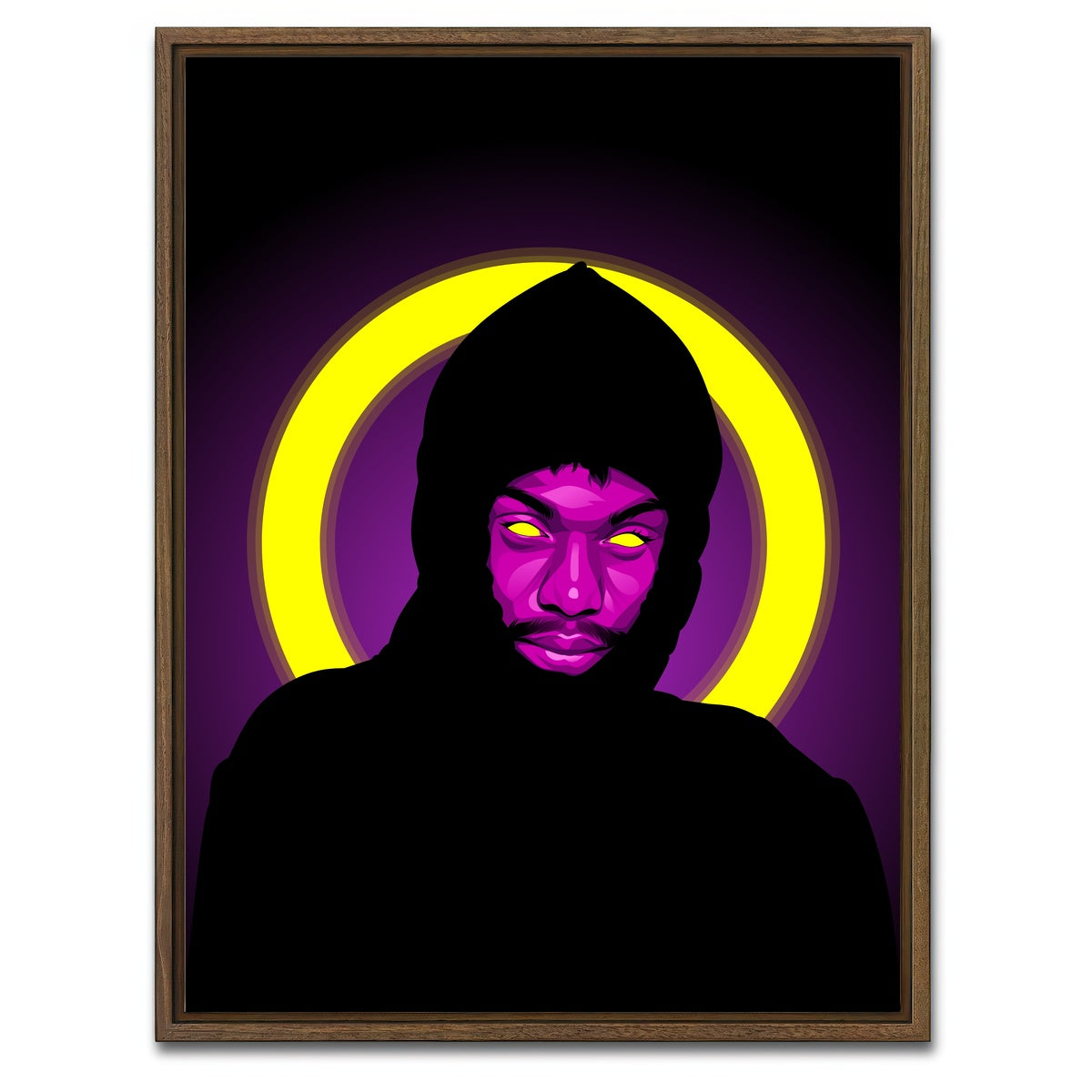 AUTO-MOCKUP WHITE | Not | 1 Piece | Walnut Framed Canvas | group=3x4