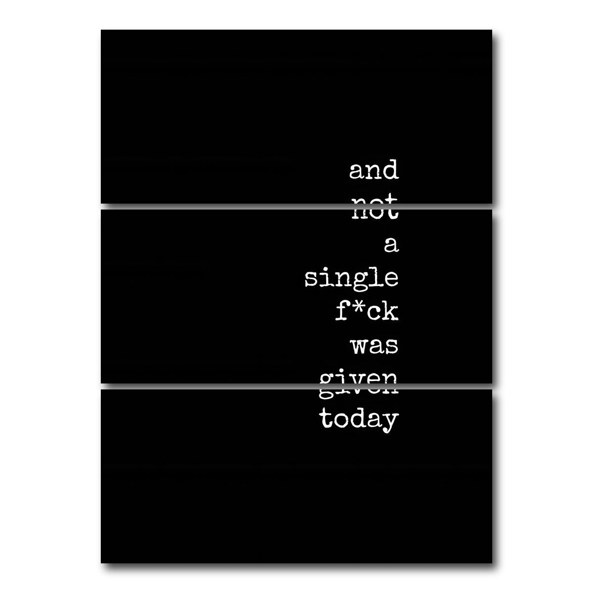 AUTO-MOCKUP WHITE | Not a Single One | 3 Piece | Gallery Wrap Canvas | group=8x18_stacked