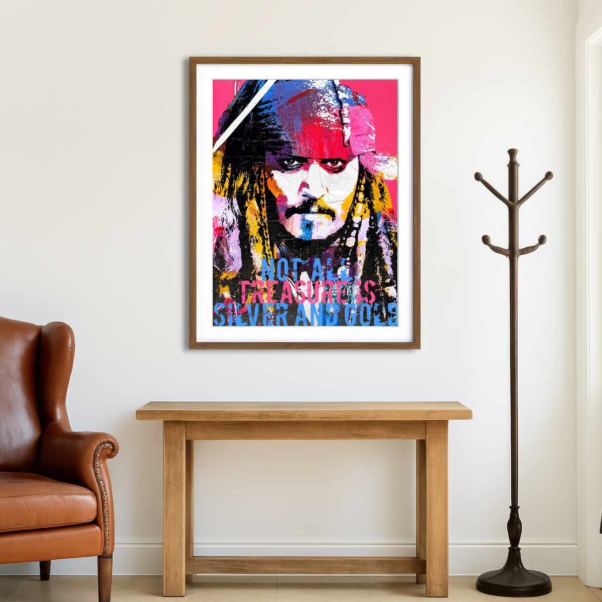 AUTO-MOCKUP ROOM | Not All Treasure Wall Art