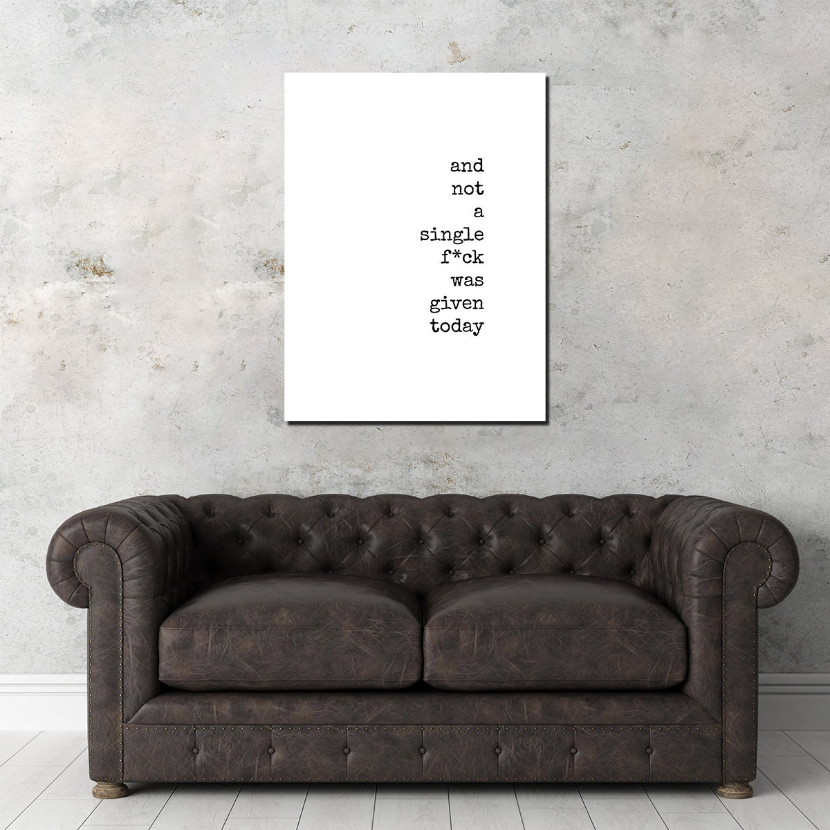 Not a One Wall Art