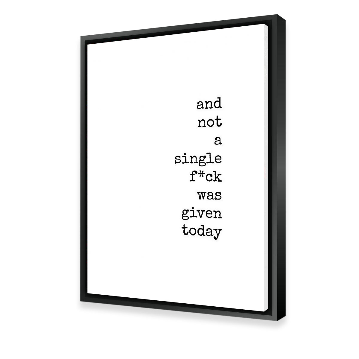 Not a One Wall Art