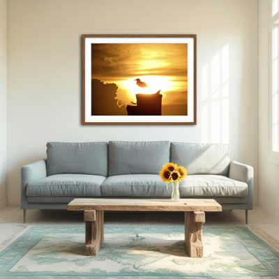 AUTO-MOCKUP ROOM | Nuclear Seagull Wall Art
