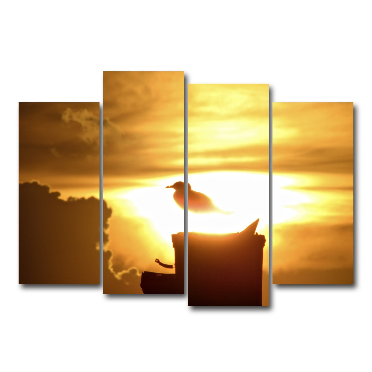 AUTO-MOCKUP WHITE | Nuclear Seagull | 4 Piece | Gallery Wrap Canvas | group=4_normal