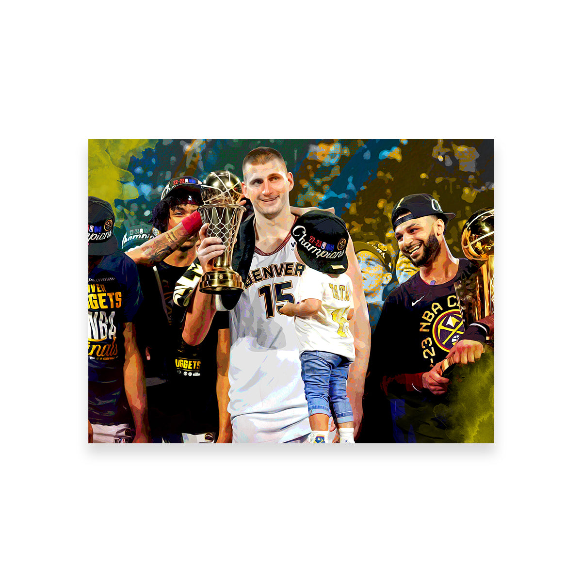 Nuggets Finals Champs Wall Art