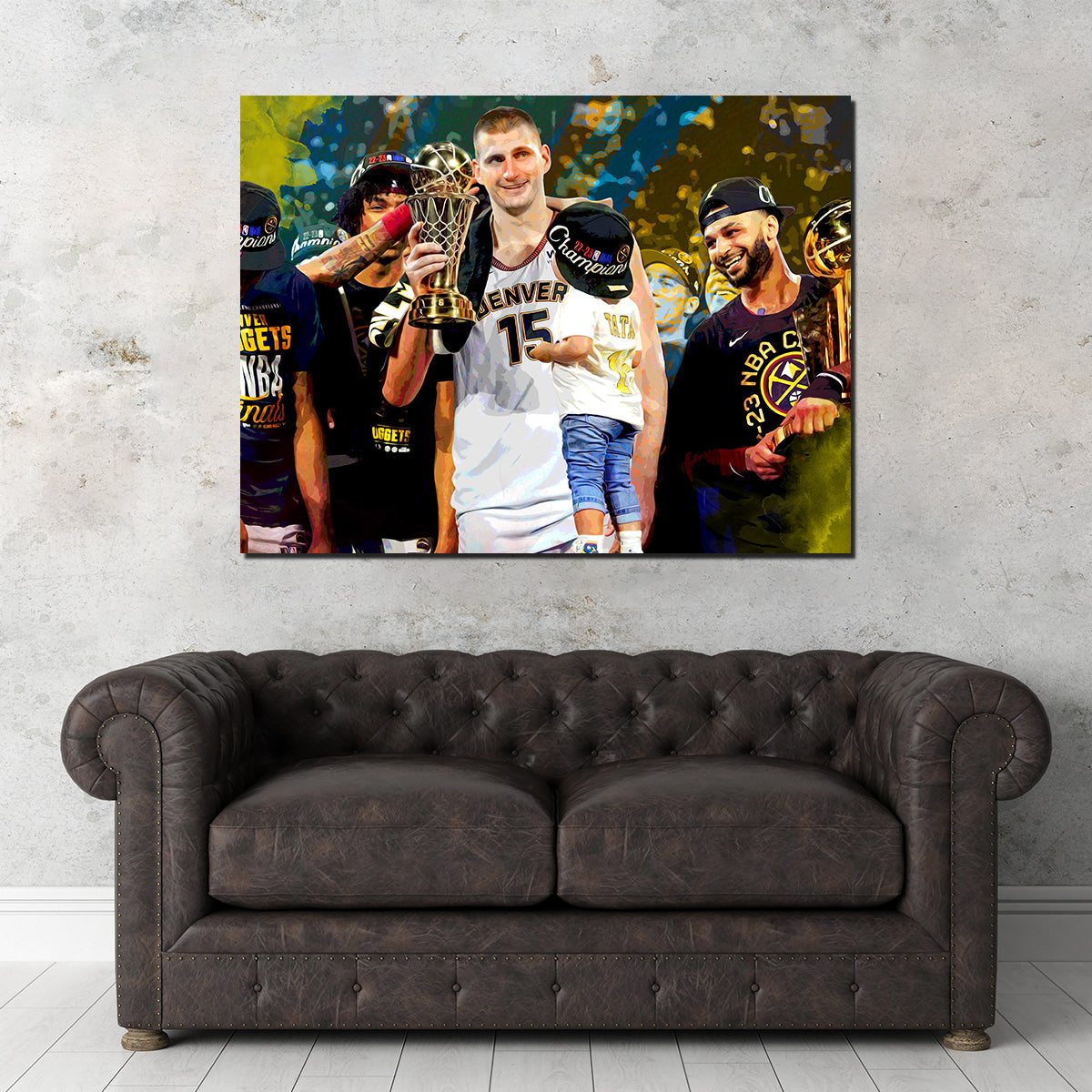 Nuggets Finals Champs Wall Art