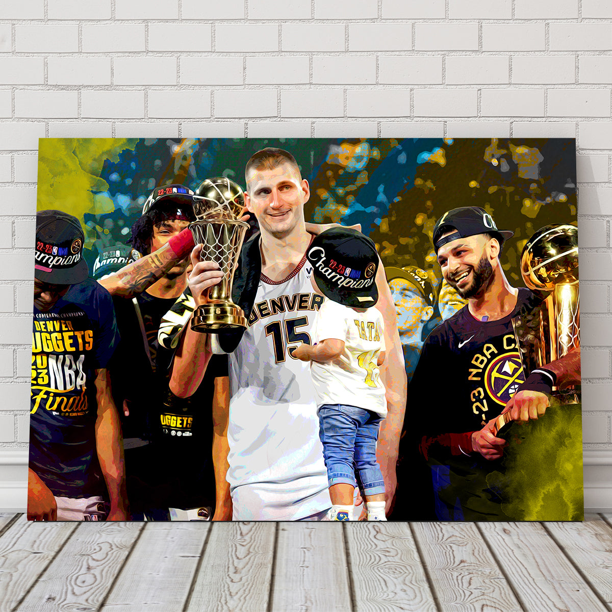 Nuggets Finals Champs Wall Art
