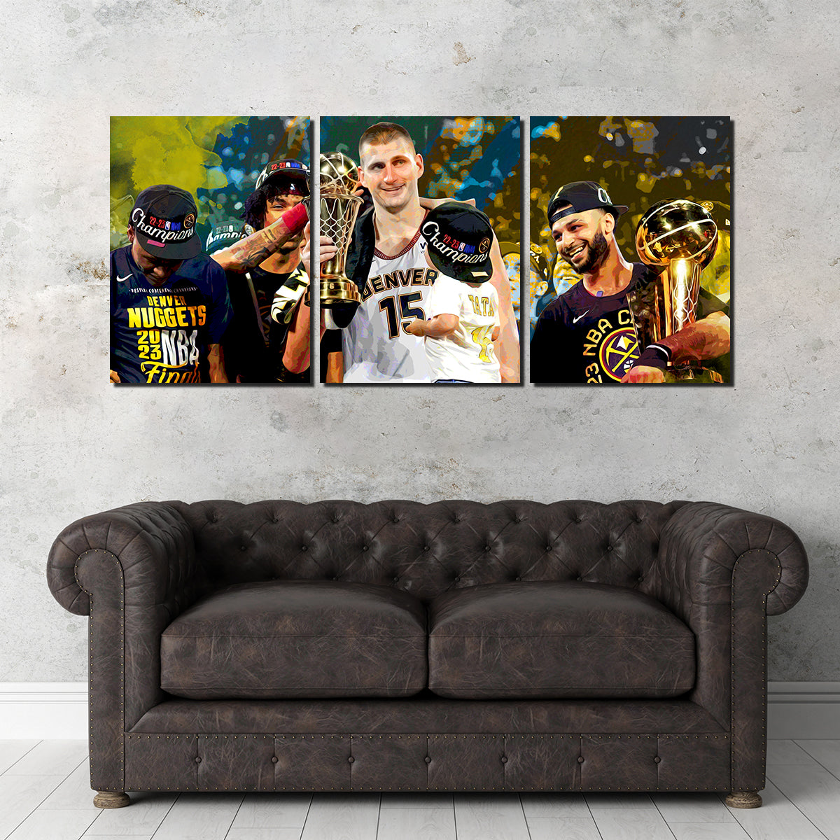 Nuggets Finals Champs Wall Art