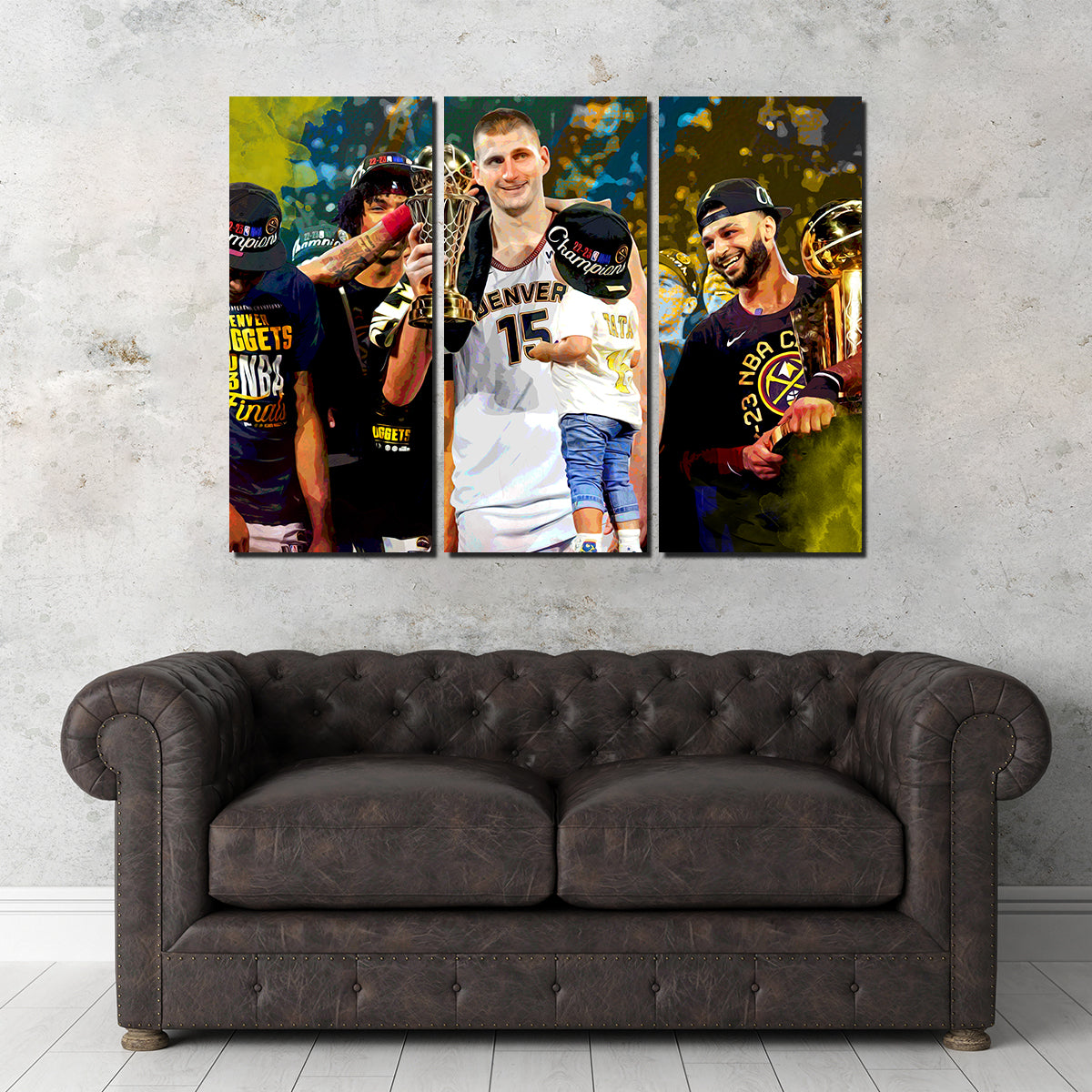Nuggets Finals Champs Wall Art