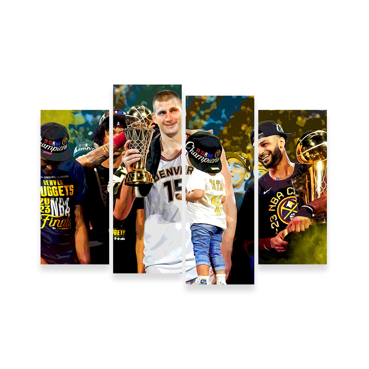 Nuggets Finals Champs Wall Art