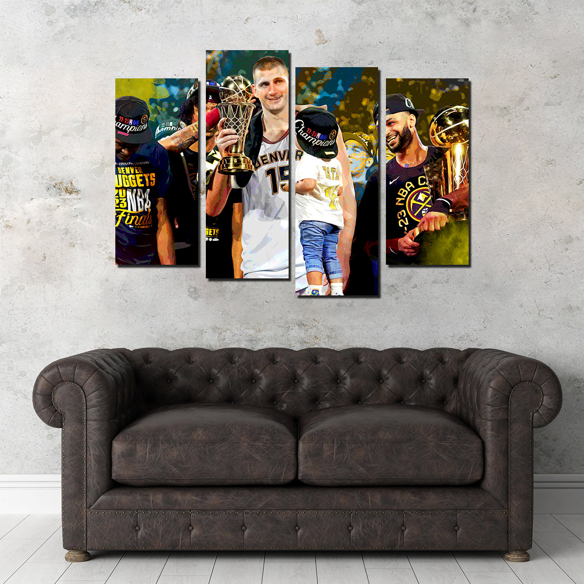 Nuggets Finals Champs Wall Art