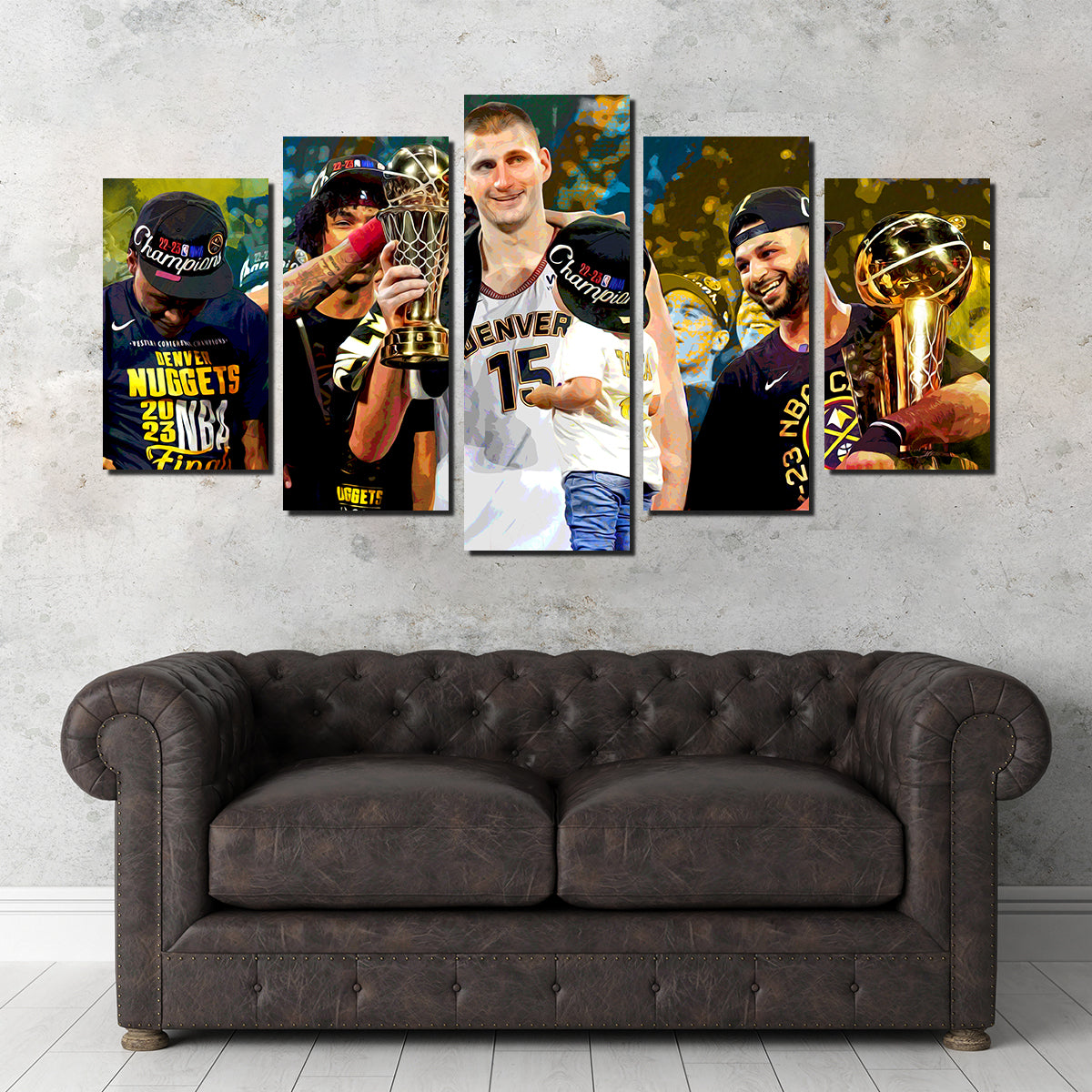 Nuggets Finals Champs Wall Art
