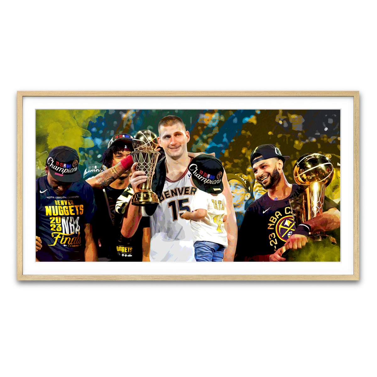 Framed Print 2x1 Natural