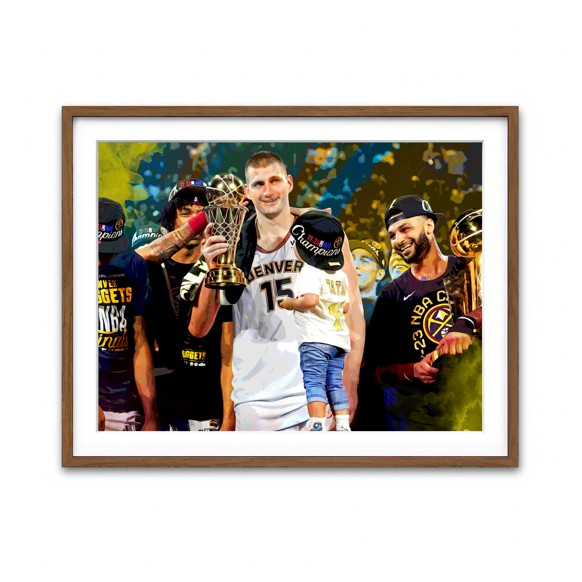 Framed Print 4x3 Walnut