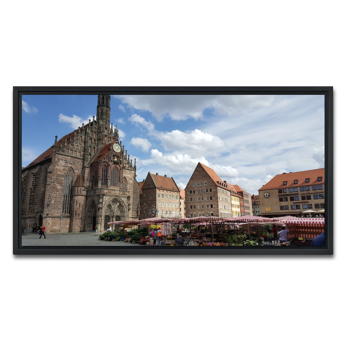 AUTO-MOCKUP WHITE | Nuremberg Germany | 1 Piece | Black Framed Canvas | group=2x1