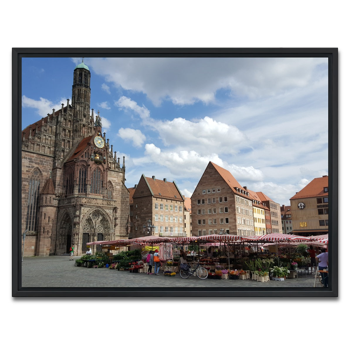 AUTO-MOCKUP WHITE | Nuremberg Germany | 1 Piece | Black Framed Canvas | group=4x3