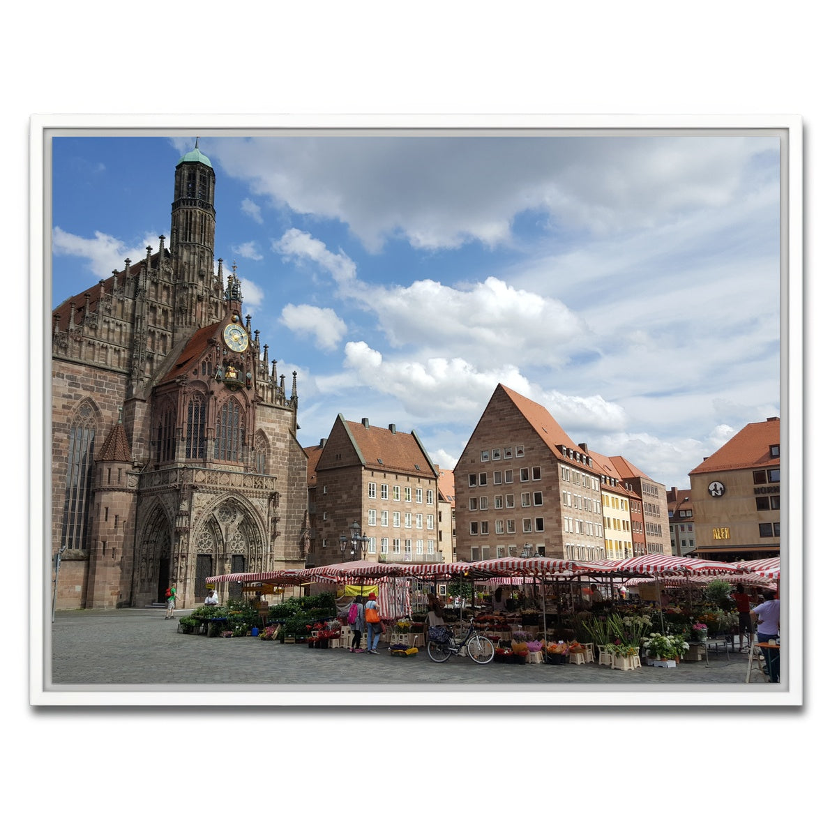 AUTO-MOCKUP WHITE | Nuremberg Germany | 1 Piece | White Framed Canvas | group=4x3