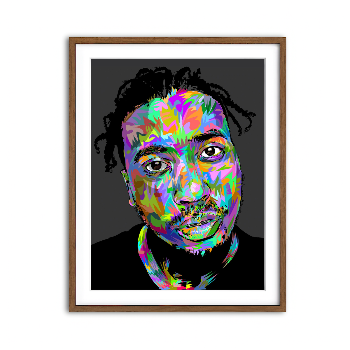 Framed Print 3x4 Walnut