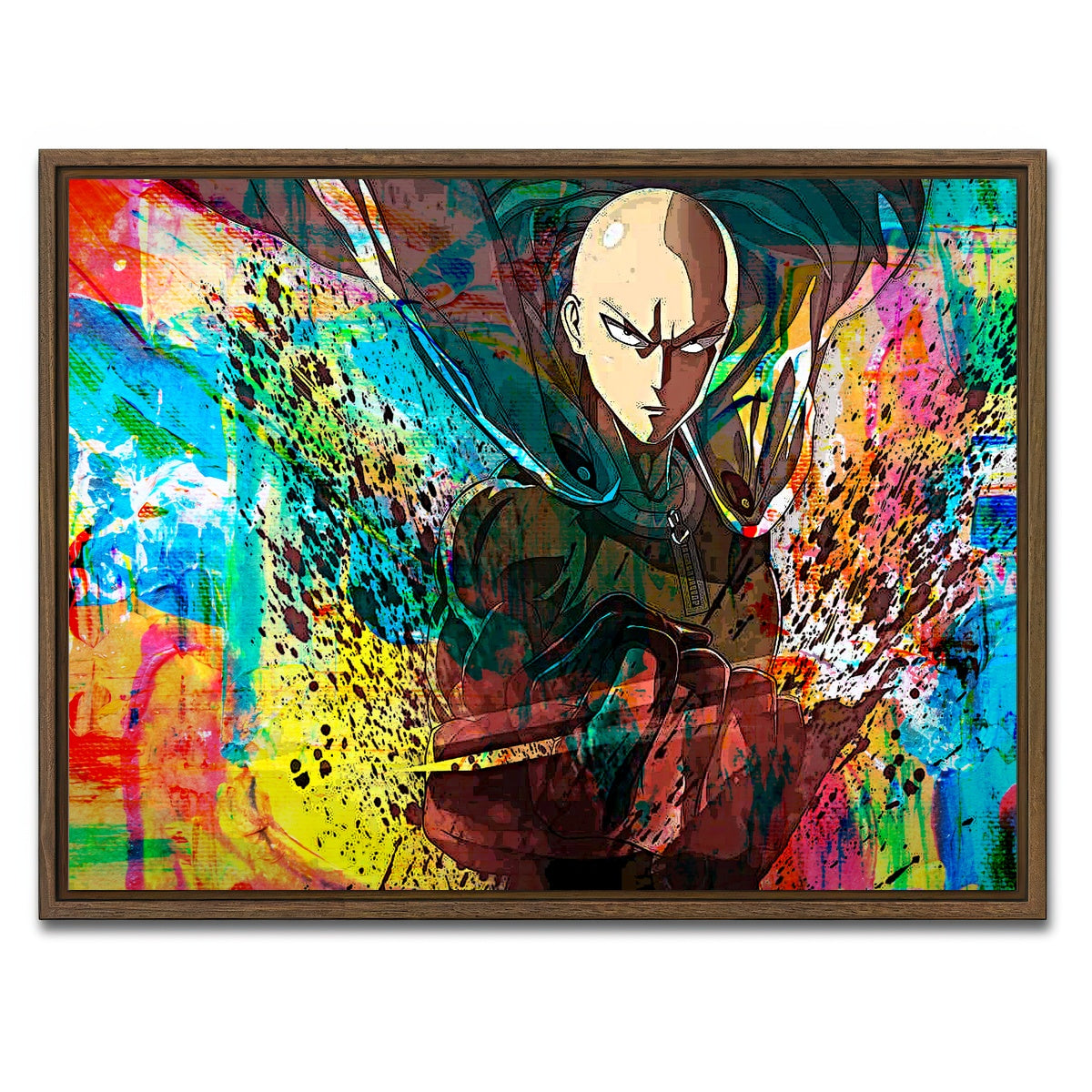 AUTO-MOCKUP WHITE | OPM | 1 Piece | Walnut Framed Canvas | group=4x3