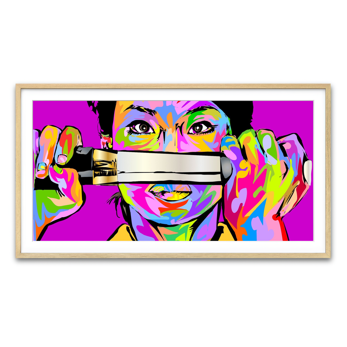 Framed Print 2x1 Natural