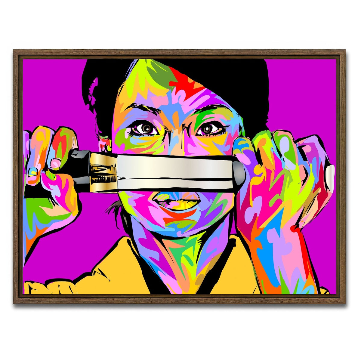 AUTO-MOCKUP WHITE | ORE NIISHI | 1 Piece | Walnut Framed Canvas | group=4x3