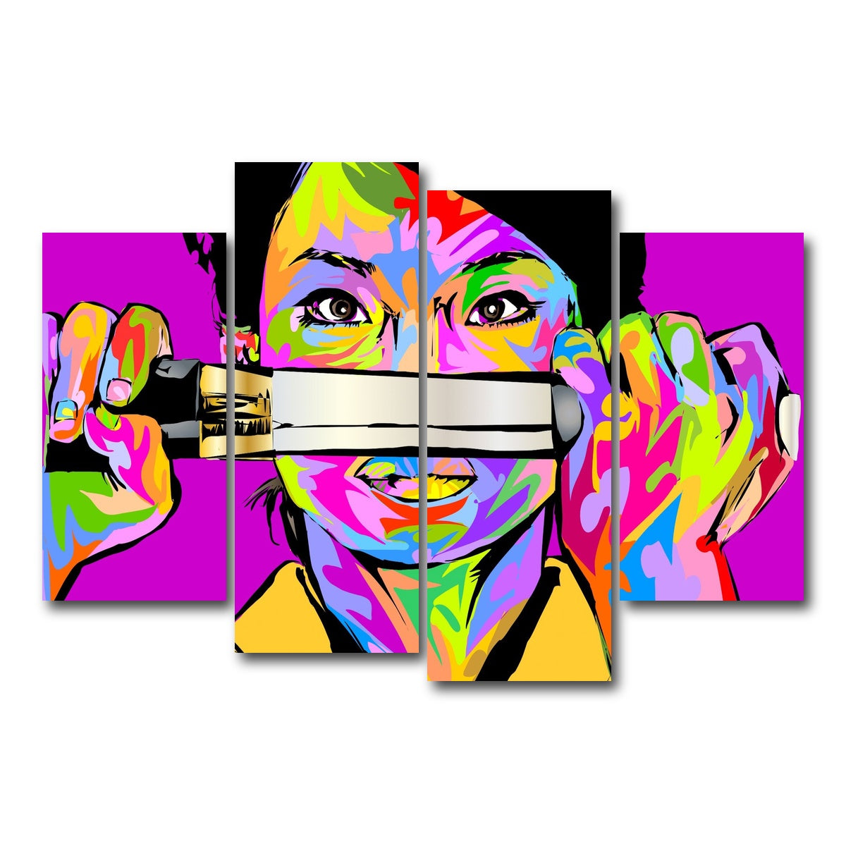 AUTO-MOCKUP WHITE | ORE NIISHI | 4 Piece | Gallery Wrap Canvas | group=4_short