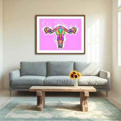 AUTO-MOCKUP ROOM | Ovaries Wall Art