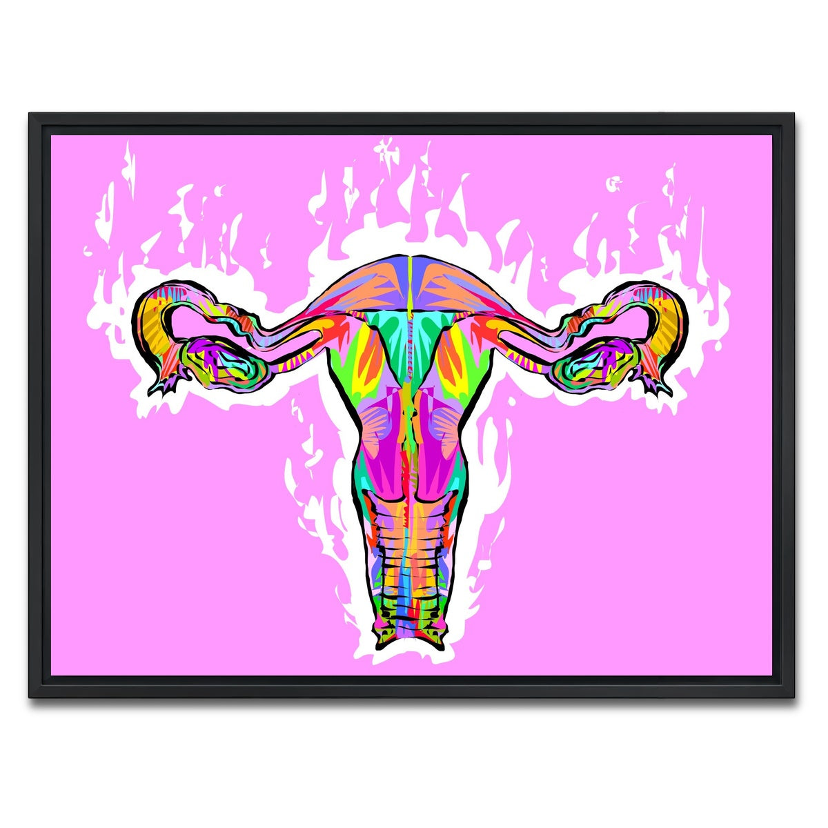 AUTO-MOCKUP WHITE | OVARIES | 1 Piece | Black Framed Canvas | group=4x3