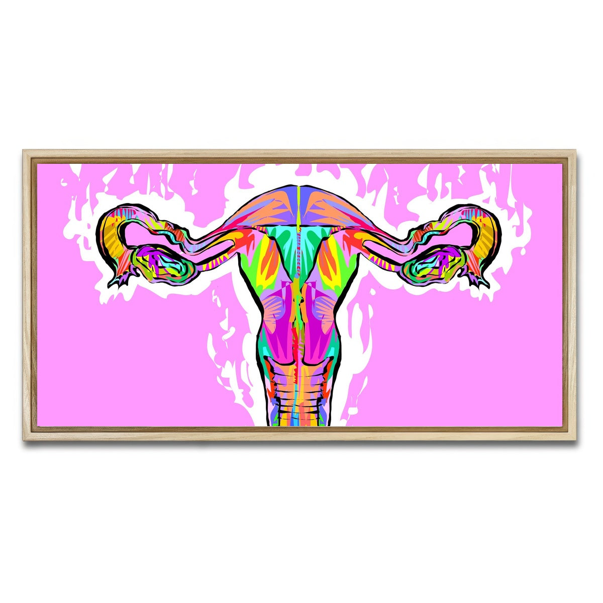 AUTO-MOCKUP WHITE | OVARIES | 1 Piece | Natural Framed Canvas | group=2x1