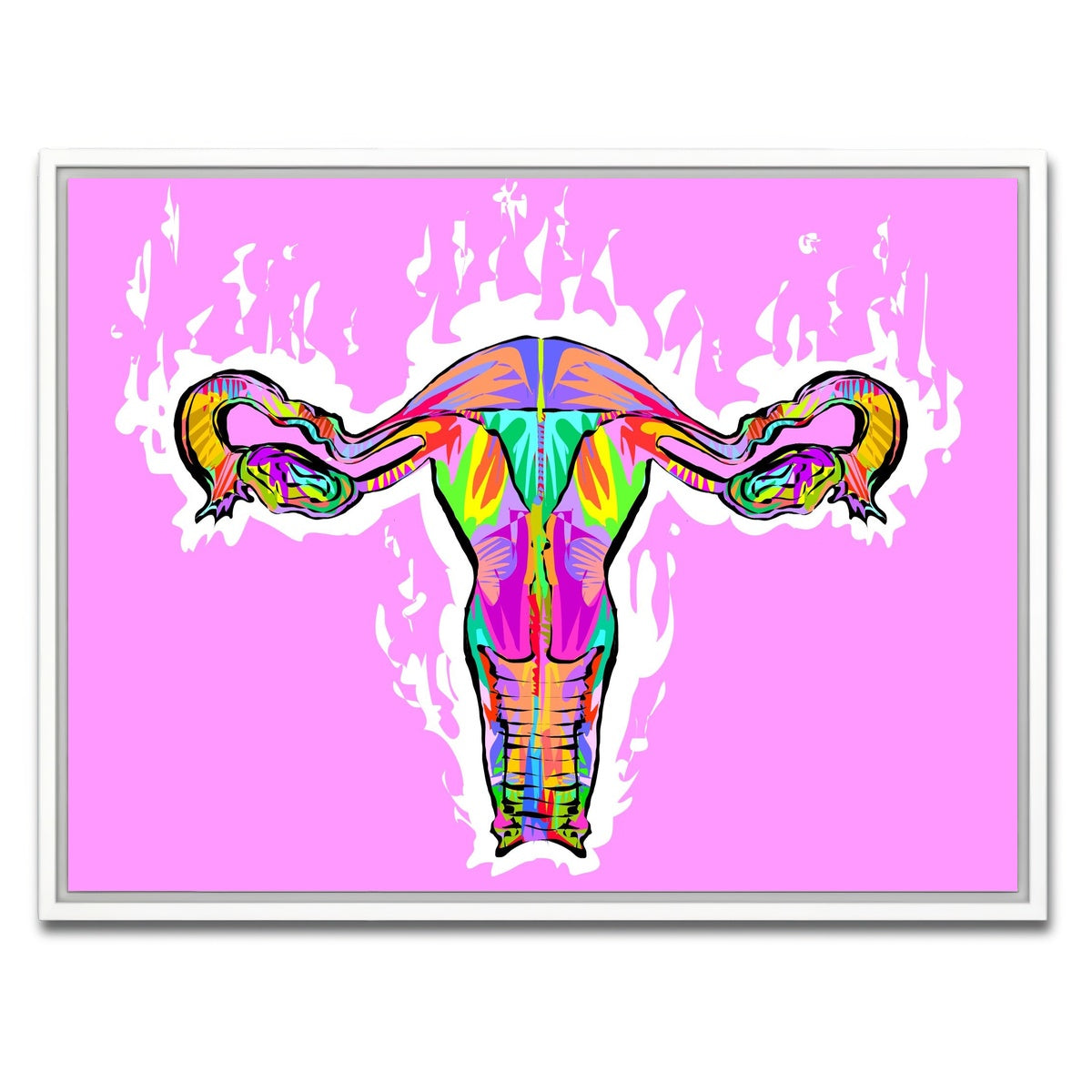 AUTO-MOCKUP WHITE | OVARIES | 1 Piece | White Framed Canvas | group=4x3