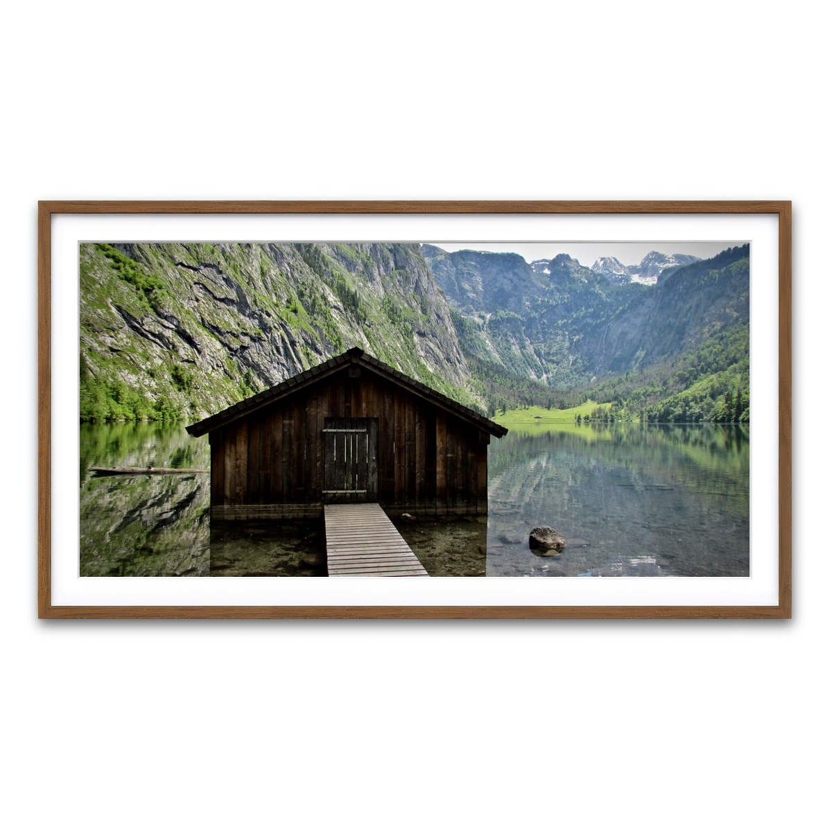 Framed Print 2x1 Walnut