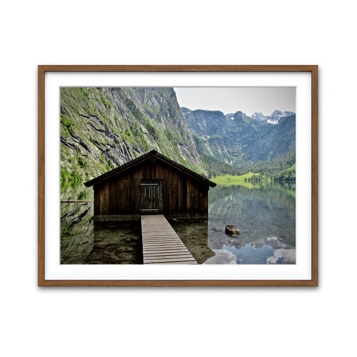 Framed Print 4x3 Walnut