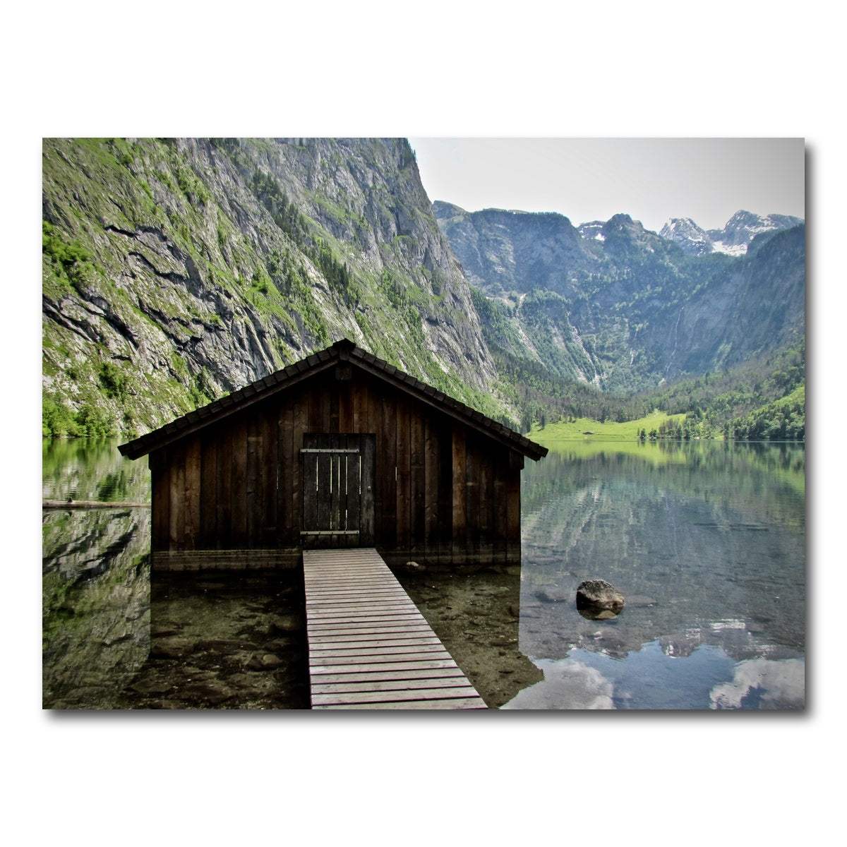 AUTO-MOCKUP WHITE | Obersee Bavaria | 1 Piece | Gallery Wrap Canvas | group=4x3
