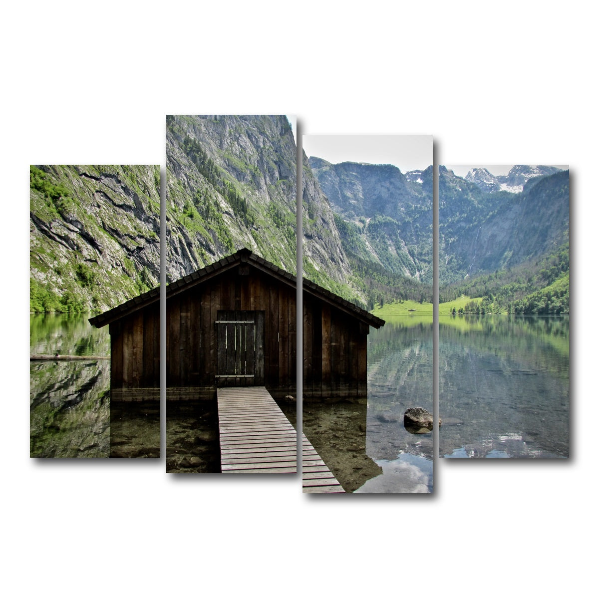 AUTO-MOCKUP WHITE | Obersee Bavaria | 4 Piece | Gallery Wrap Canvas | group=4_normal
