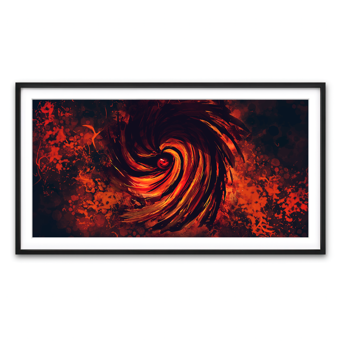 Framed Print 2x1 Black
