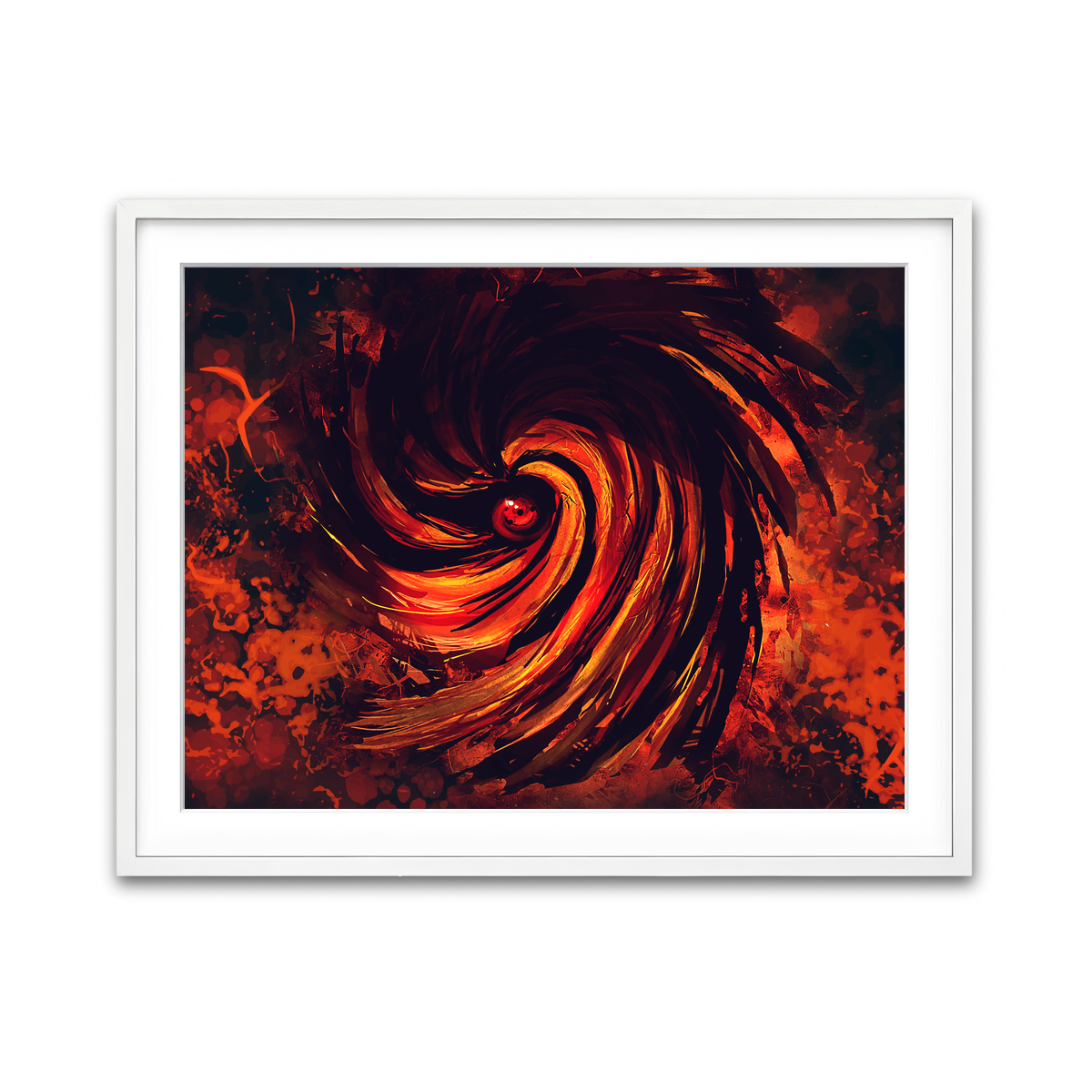 Framed Print 4x3 White