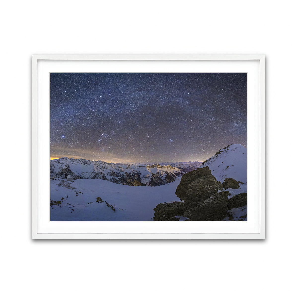Framed Print 4x3 White