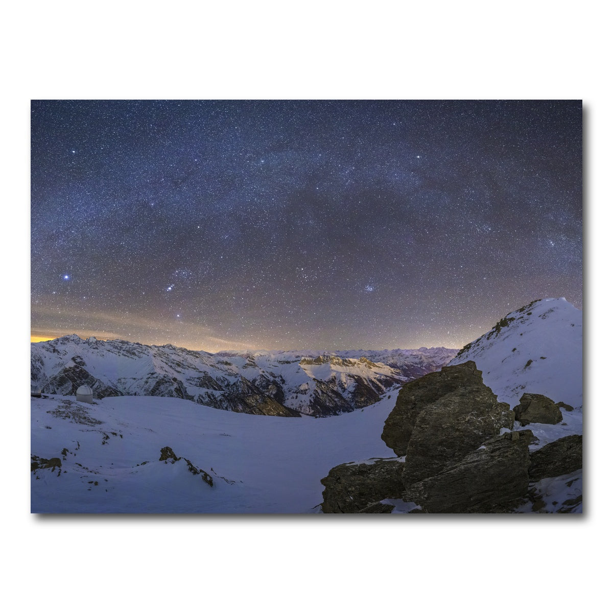 AUTO-MOCKUP WHITE | Observatory of Saint-Veran | 1 Piece | Gallery Wrap Canvas | group=4x3