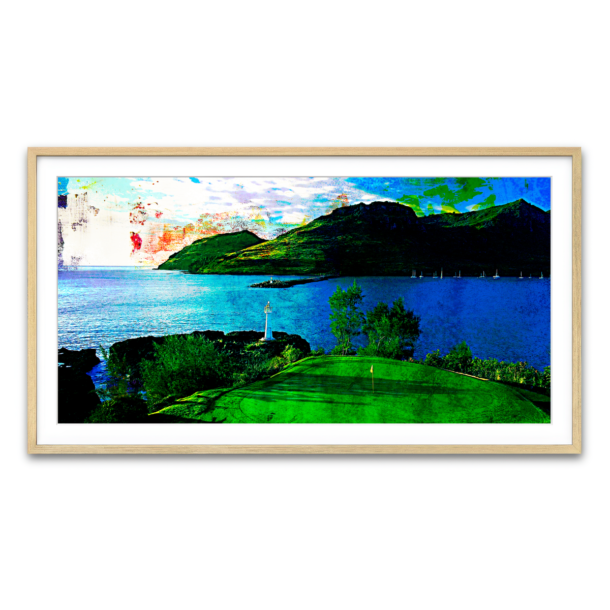 Framed Print 2x1 Natural