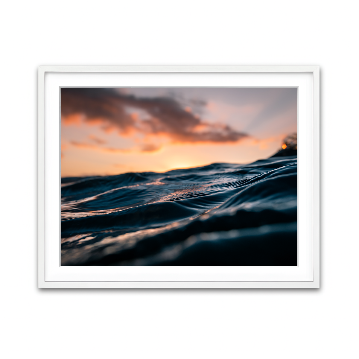 Framed Print 4x3 White