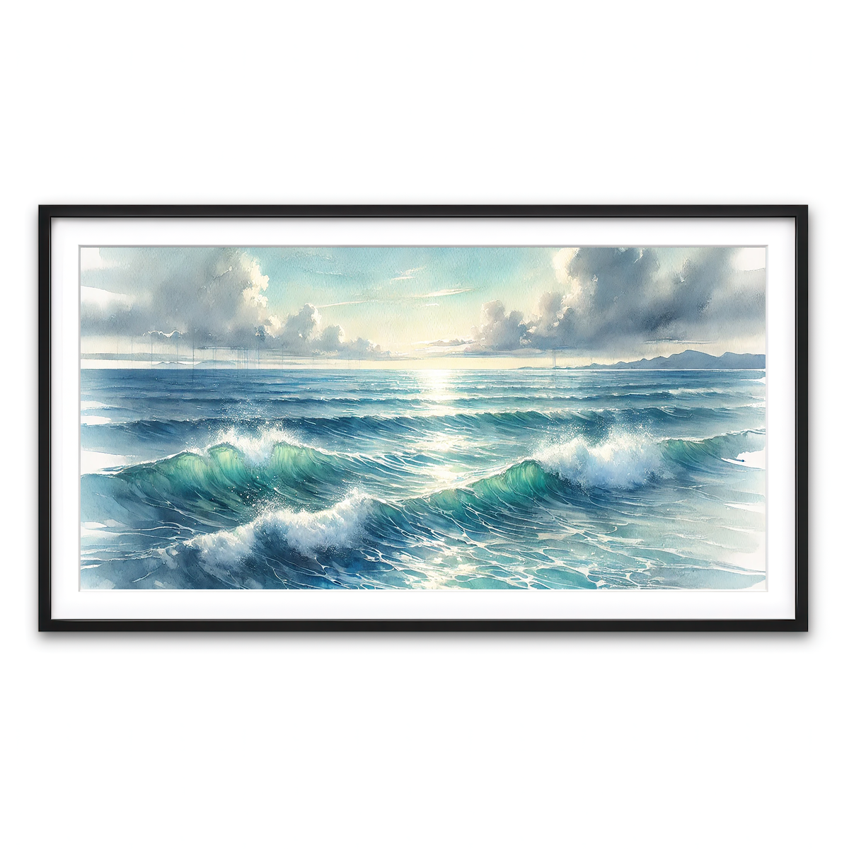 Framed Print 2x1 Black