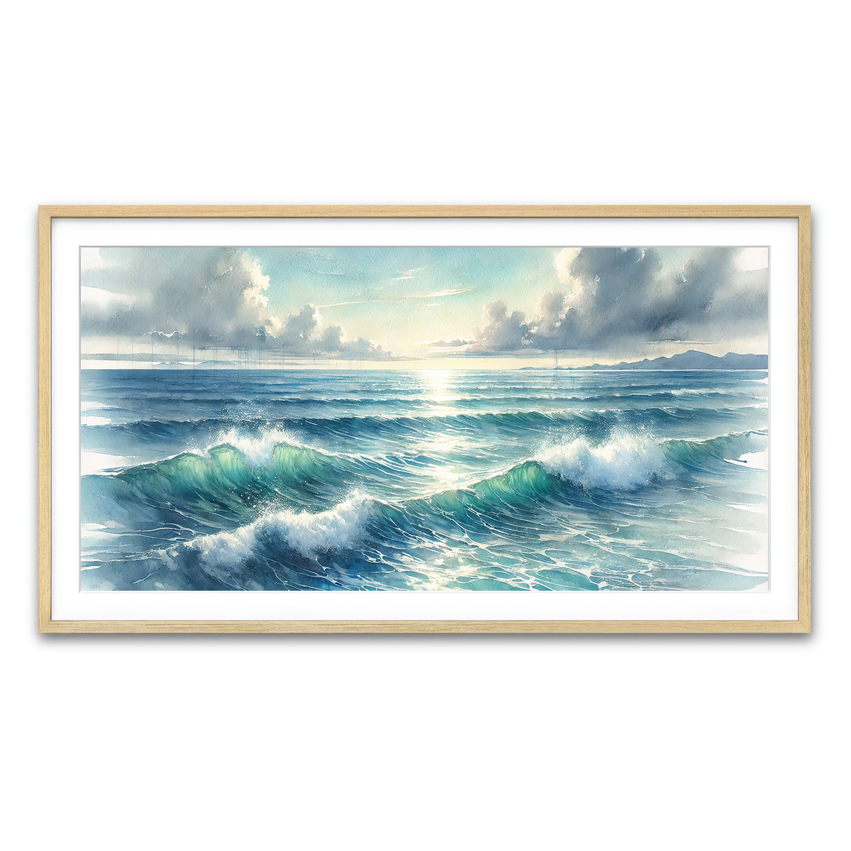 Framed Print 2x1 Natural