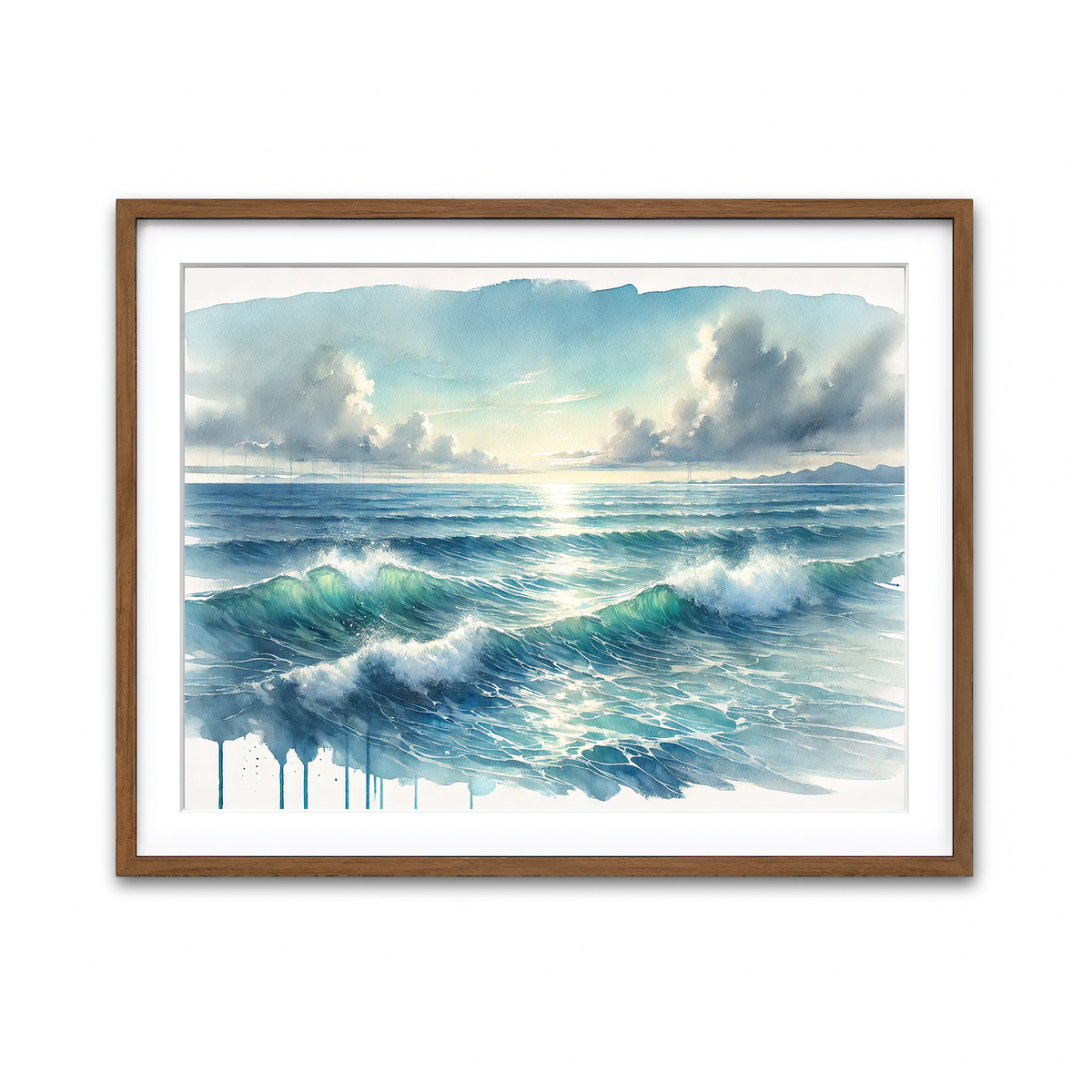 Framed Print 4x3 Walnut