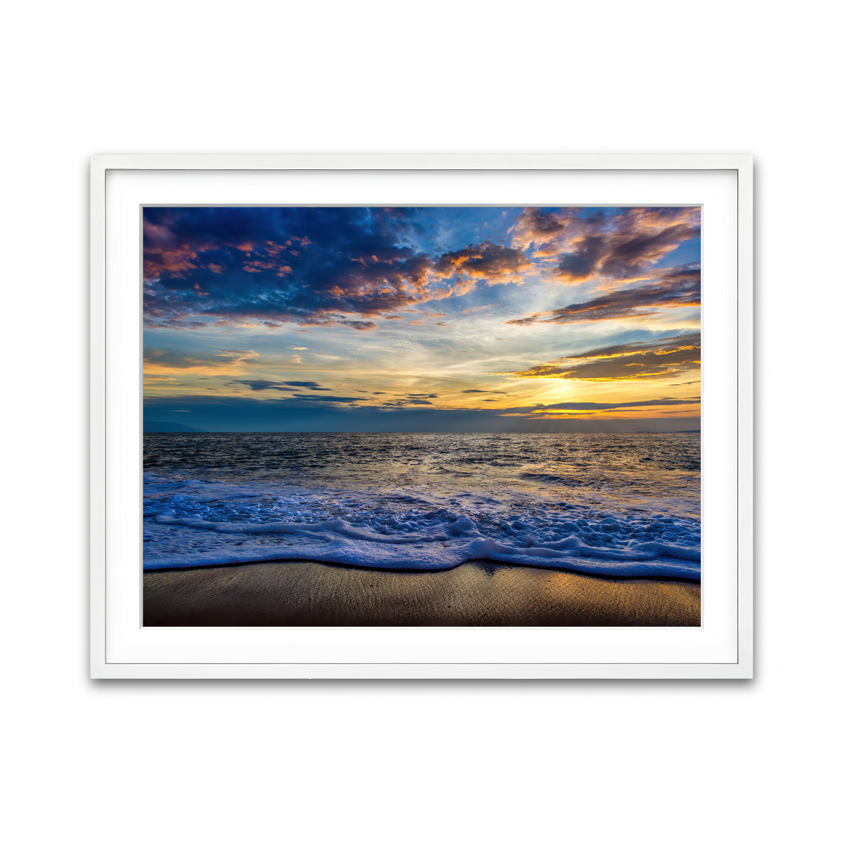 Framed Print 4x3 White