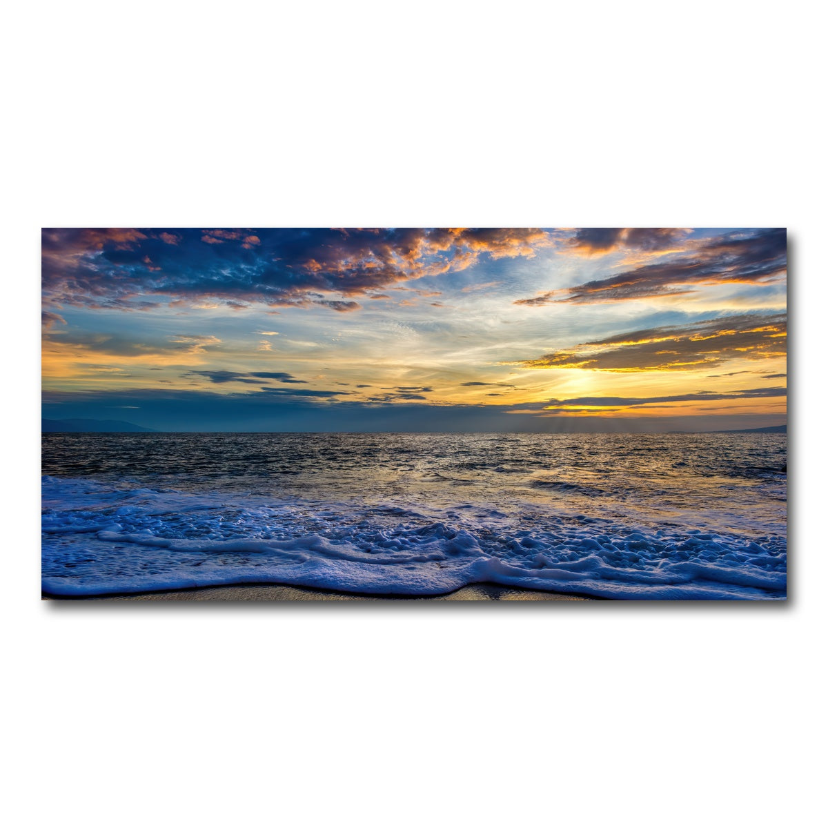 AUTO-MOCKUP WHITE | Ocean Landscape | 1 Piece | Gallery Wrap Canvas | group=2x1