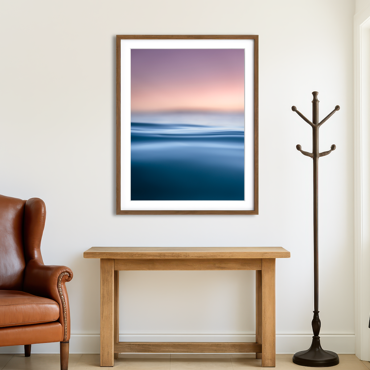 AUTO-MOCKUP ROOM | Ocean Silk Wall Art