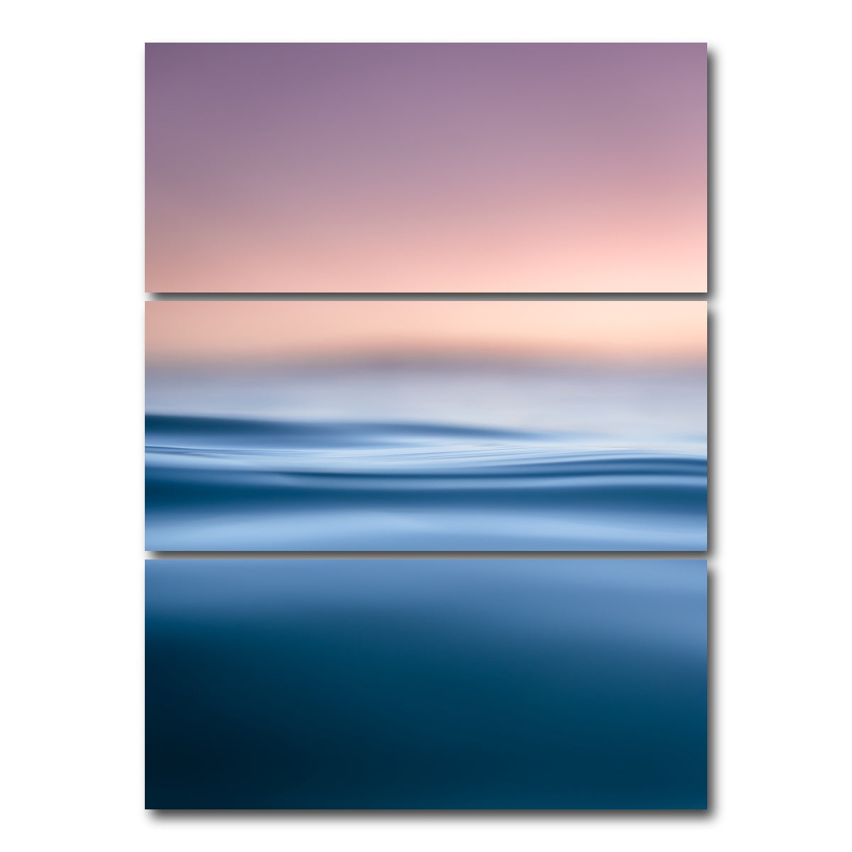 AUTO-MOCKUP WHITE | Ocean Silk | 3 Piece | Gallery Wrap Canvas | group=8x18_stacked